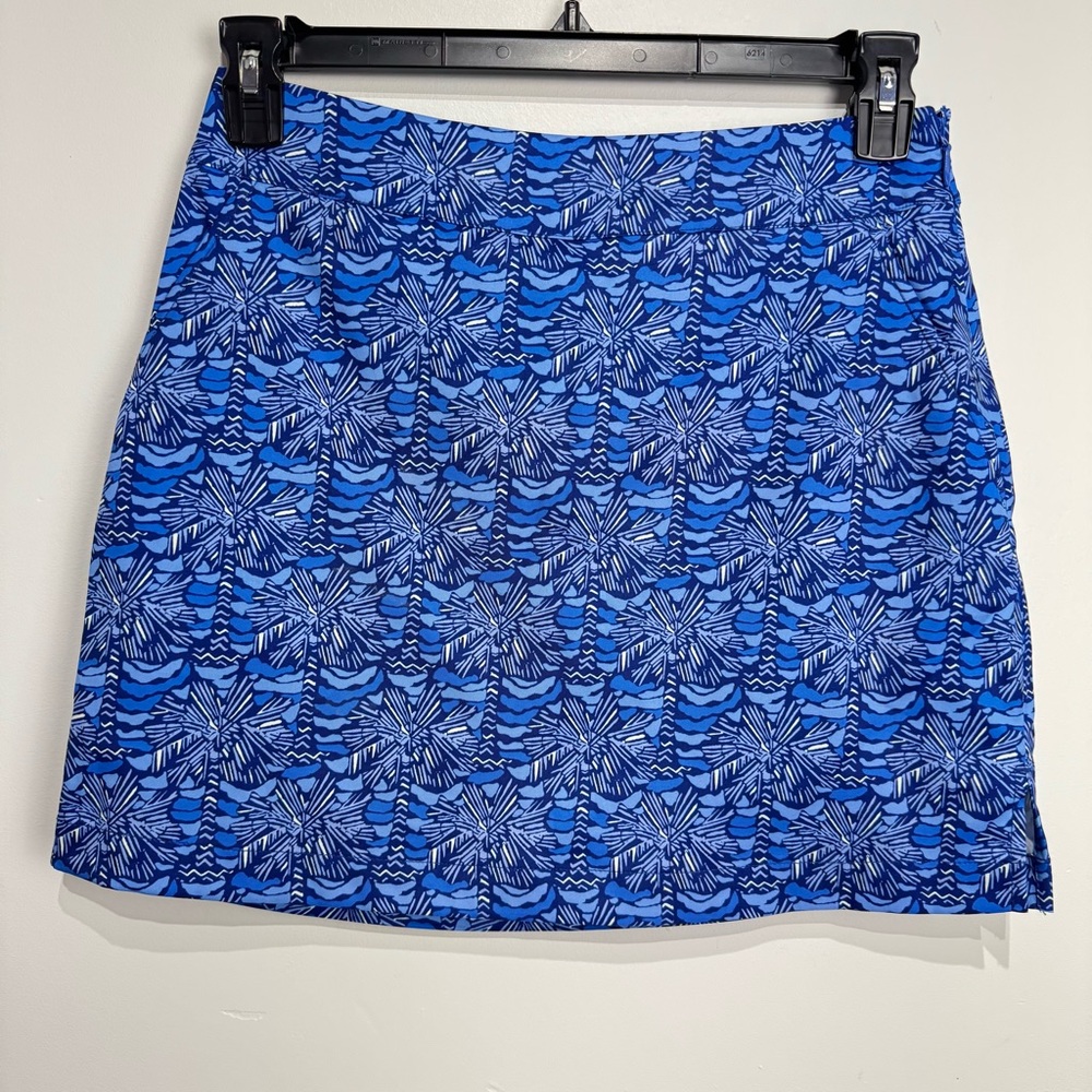 Vineyard Vines Women’s Royal Blue Ocean Palmetto Print Tennis/Golf Skort. Size 2